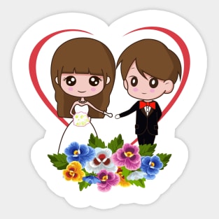 couple series Sticker